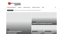 Desktop Screenshot of herramientaspyme.com